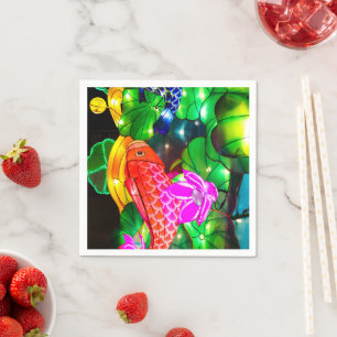 Illuminated Koi Napkin