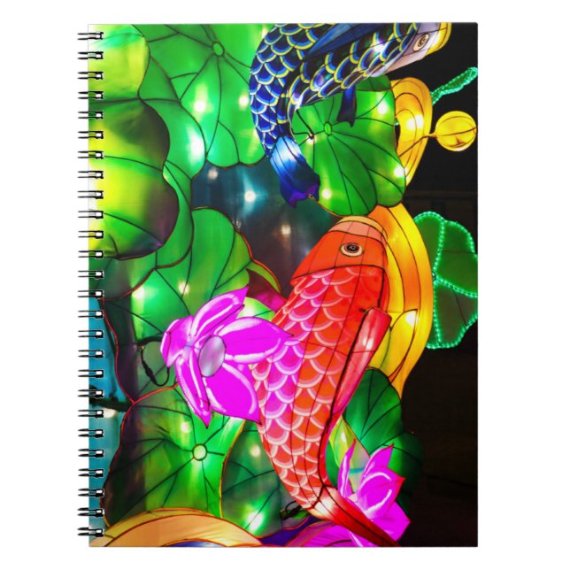 Illuminated Koi Notebook (Front)