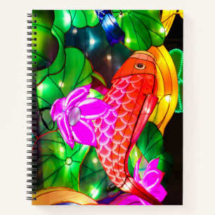 Illuminated Koi Notebook