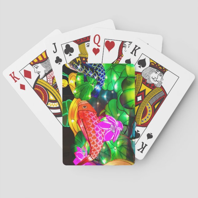 Illuminated Koi Playing Cards (Back)