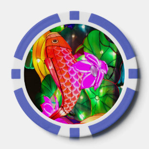 Illuminated Koi Poker Chips