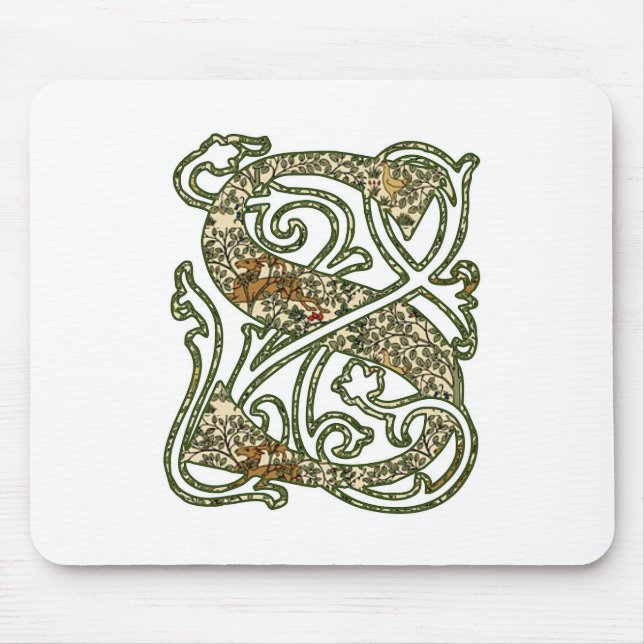 Illuminated Letter "S" Mouse Mat (Front)