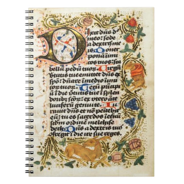 Illuminated Manuscript Notebook (Front)