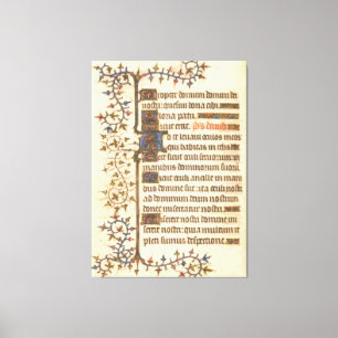 Illuminated Manuscript Poster Canvas Print