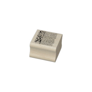 Illuminated Mediaeval Manuscript #1 Rubber Stamp