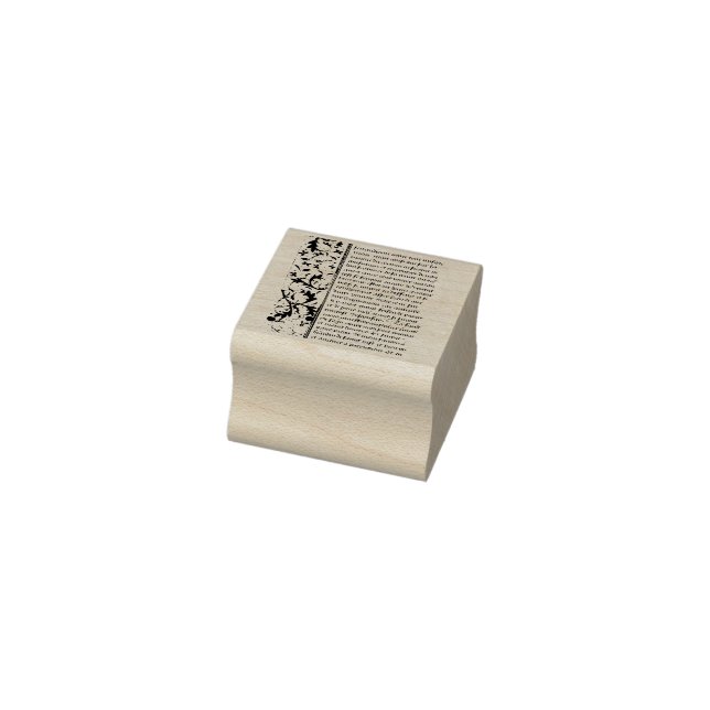 Illuminated Mediaeval Manuscript #1 Rubber Stamp (Stamp)