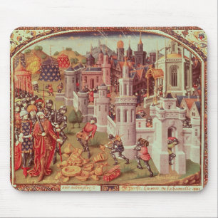 Illuminated miniature from a universal mouse mat