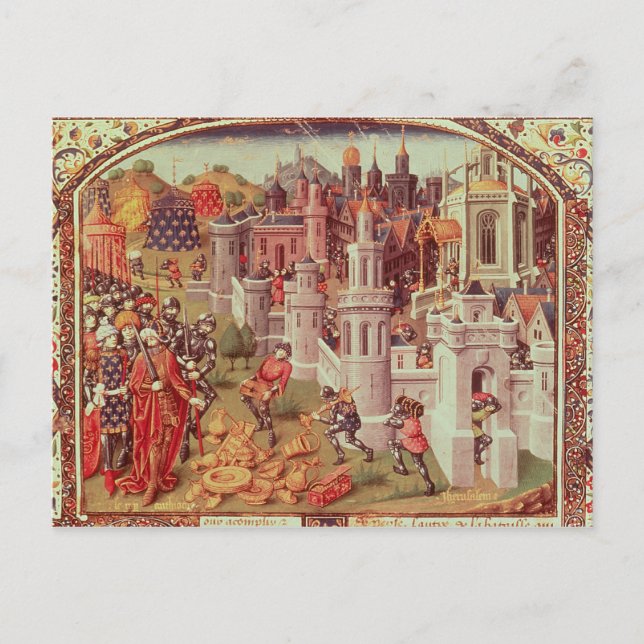 Illuminated miniature from a universal postcard (Front)