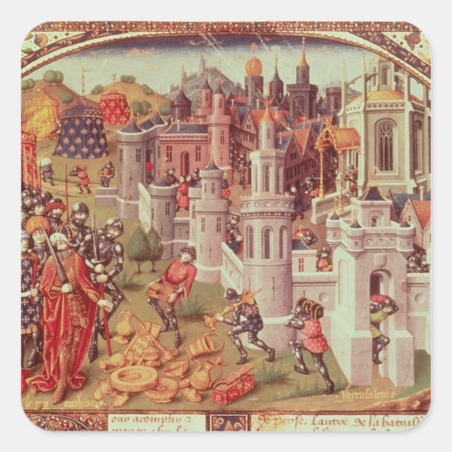 Illuminated miniature from a universal square sticker (Front)