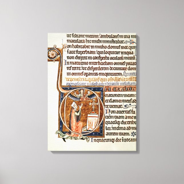 Illuminated page canvas print (Front)