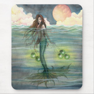 "Illuminated Sea" Mermaid Mousepad