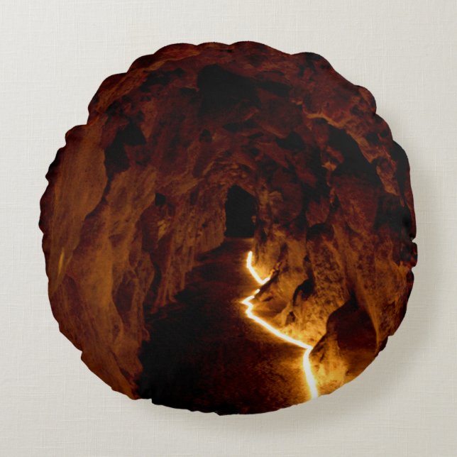 Illuminated Secret Tunnel  Round Cushion (Front)