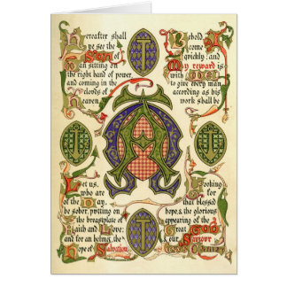 Illuminated symbol depicting festival of Advent