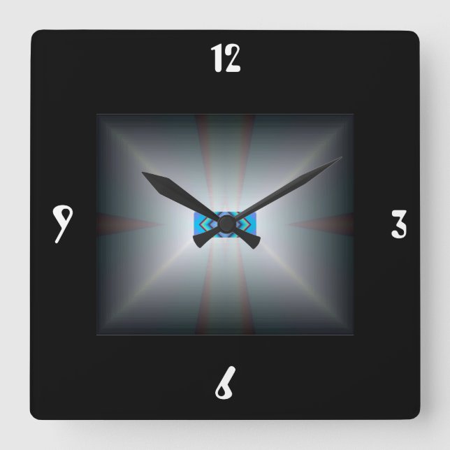 Illuminated White/ Black >Artistic Wall Clocks (Front)