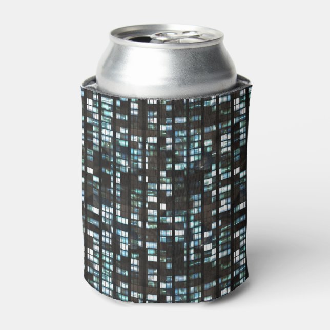 Illuminated windows pattern can cooler (Can Front)