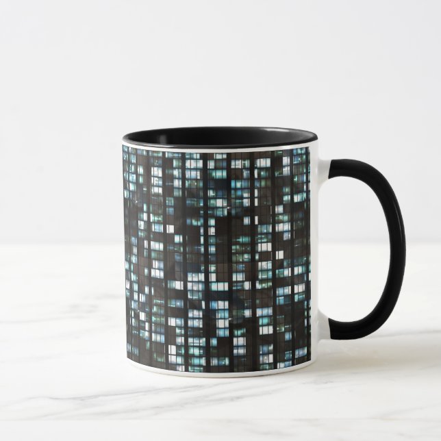 Illuminated windows pattern mug (Right)