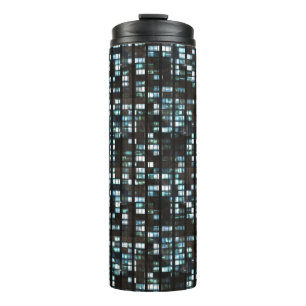 Illuminated windows pattern thermal tumbler