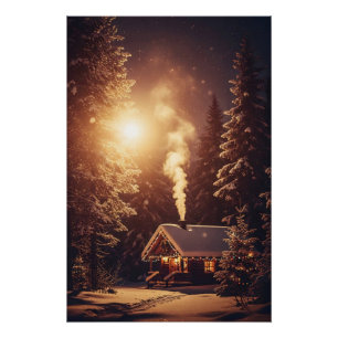 Illuminated Xmas Refuge Poster