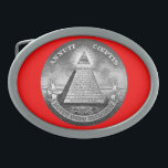 Illuminati All Seeing Eye Belt Buckle<br><div class="desc">Illuminati All seeing Eye Christmas</div>