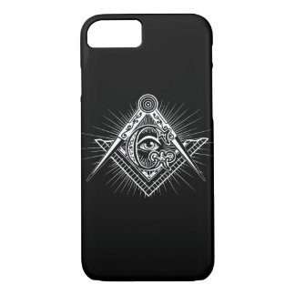 Illuminati All Seeing Eye Freemason Symbol iPhone 8/7 Case
