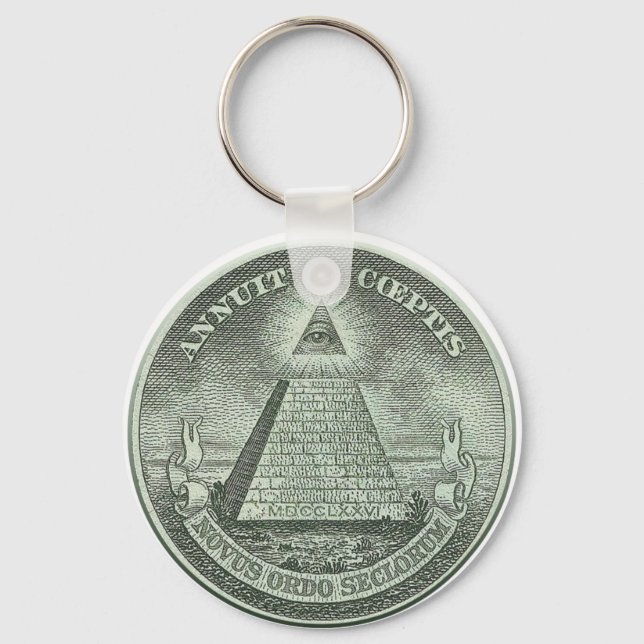 Illuminati - All seeing eye Key Ring (Front)