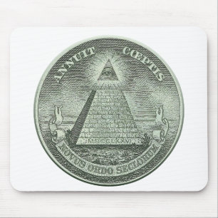 Illuminati - All seeing eye Mouse Mat