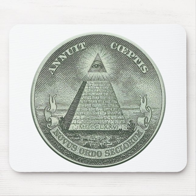 Illuminati - All seeing eye Mouse Mat (Front)