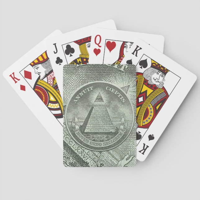 Illuminati - All seeing eye Playing Cards (Back)