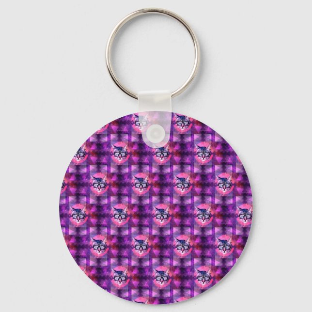 illuminati cat key ring (Front)