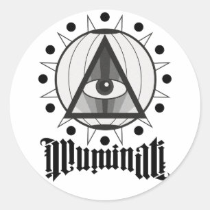 Illuminati Classic Round Sticker