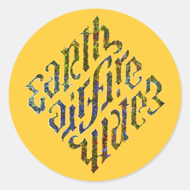 illuminati Diamond-Stickers Classic Round Sticker (Front)