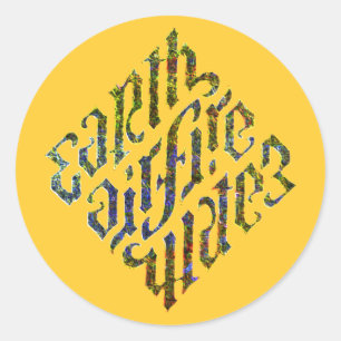 illuminati Diamond-Stickers Classic Round Sticker