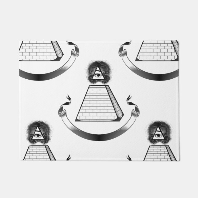 illuminati door mat doormat (Front)