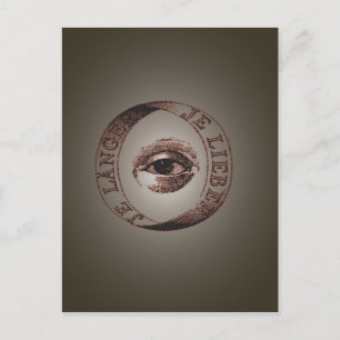 Illuminati eye postcard