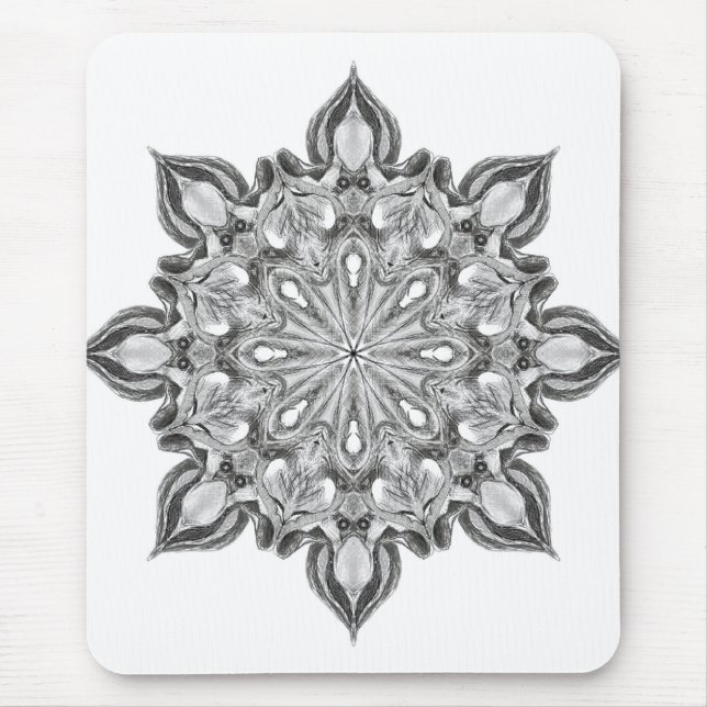 Illuminati greys alien owl medallion mouse mat (Front)