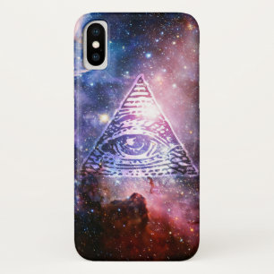 Illuminati nebula iPhone x case