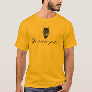 Illuminati Owl "We Own You" T-Shirt All Seeing Eye