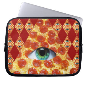 Illuminati Pizza Laptop Sleeve