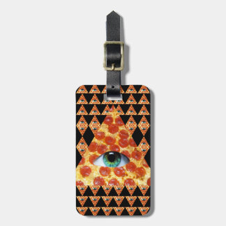 Illuminati Pizza Luggage Tag