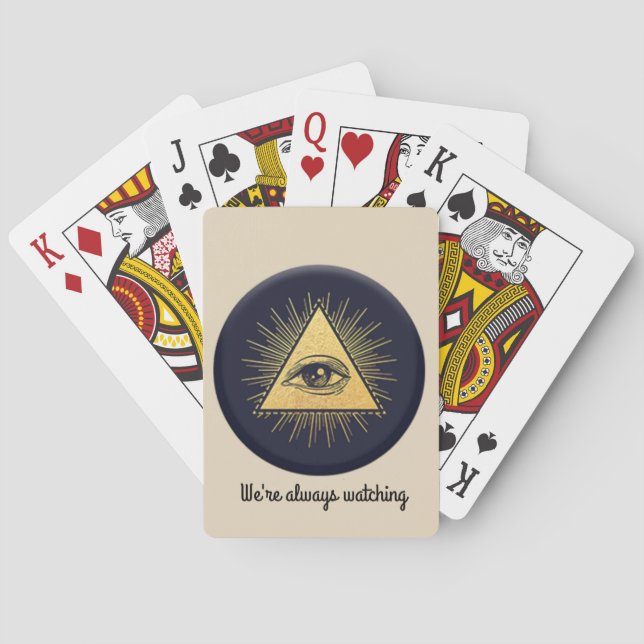 illuminati playing cards (Back)