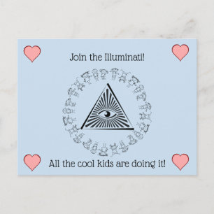 Illuminati Postcard