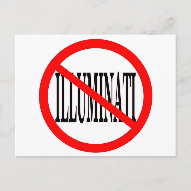 Illuminati Postcard (Front)