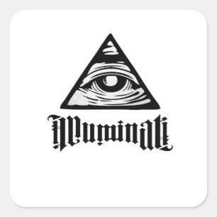 Illuminati Square Sticker