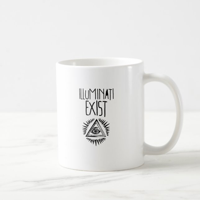 illuminati tshirt coffee mug (Right)