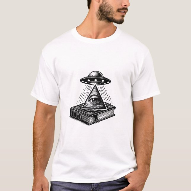 Illuminati UFO T-Shirt (Front)