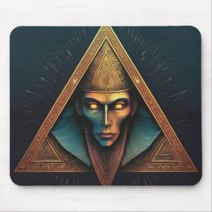 Illuminati Wall Crest Mouse Mat