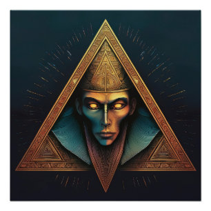 Illuminati Wall Crest Poster