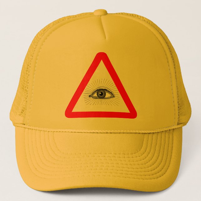 illuminati warning sign hat (Front)