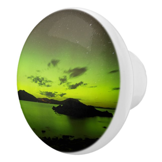 Illuminating Aurora Ceramic Knob (Right)