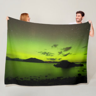 Illuminating Aurora Fleece Blanket